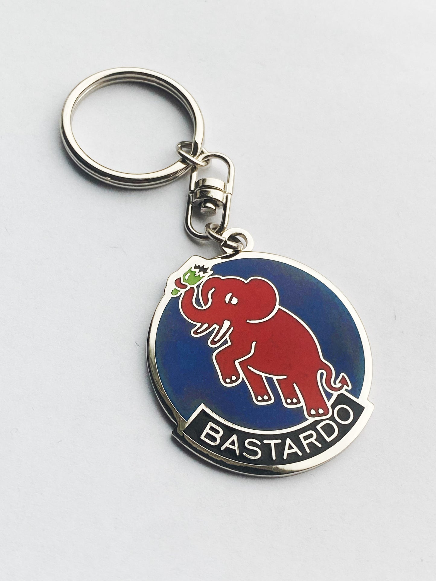 Red Bastardo Hooligan Keychain