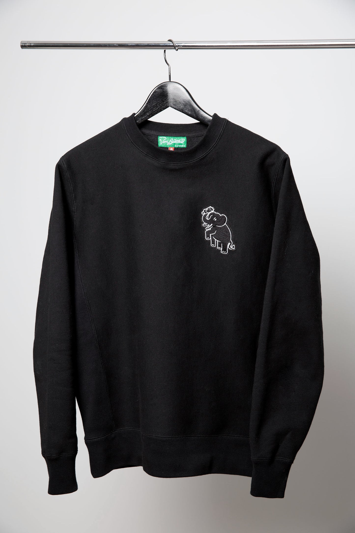 Black crewneck
